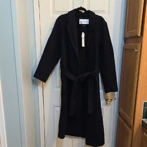 Black Belted Coat